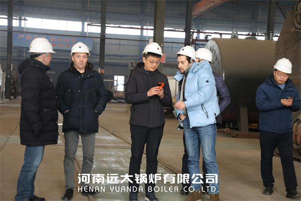 Russia Customer Visited Yuanda Boiler Factory in 2024