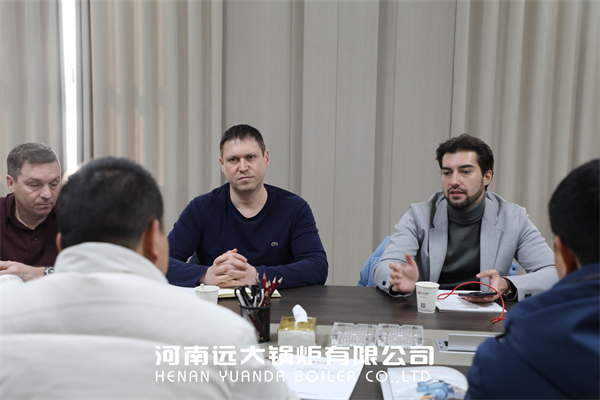 Russia Customer Visited Yuanda Boiler Factory in 2024