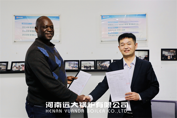 Uganda Client Visite Yuanda Boiler, Ordered The Biomass Steam Boiler in 2020