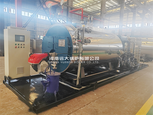 Portable Steam Boiler 1000kg 1500kg 2000kg Oil Gas Powered Boiler