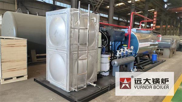 Portable Skid Mounted Steam Boiler Diesel Fired Boiler 1ton