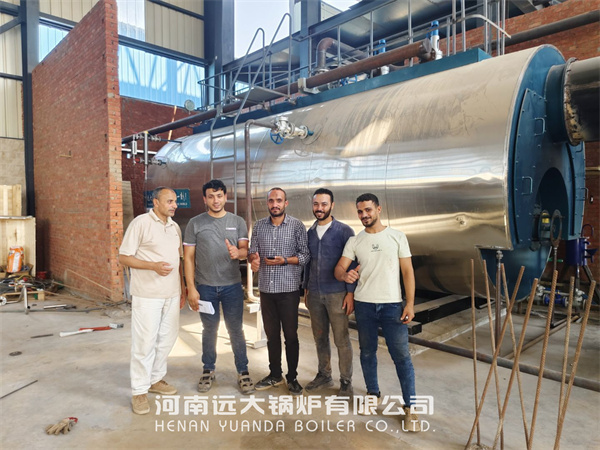 Egypt Starch Processing Factory Using Steam Boiler Fire Tube Gas Boiler