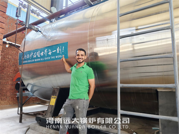 Industrial Gas Fired Boiler 10ton/hour For Food Factory Egypt