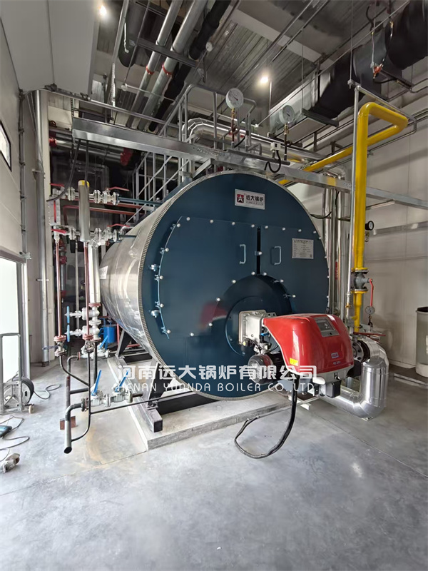 2000kg hour Diesel Fired Steam Boiler Running In Food Factory