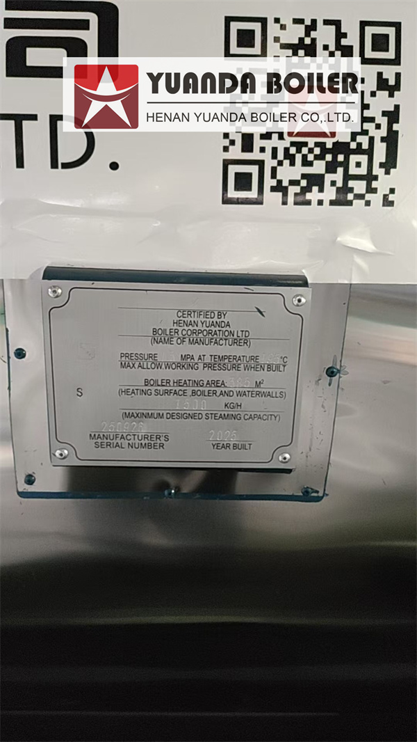 1500 kg Gas Steam Boiler For Laundry Service Australia