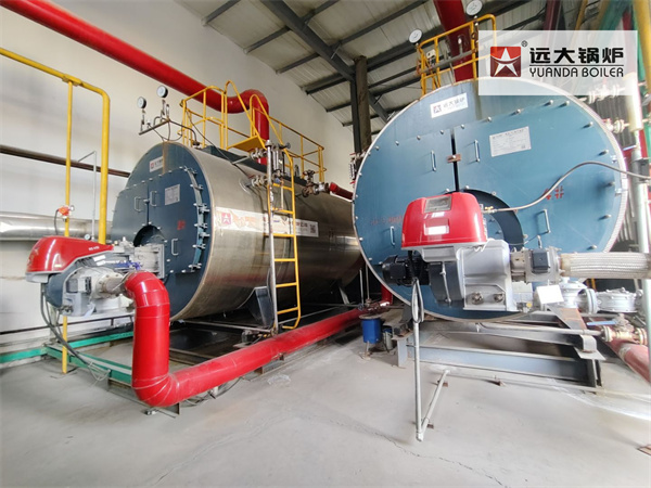 3000kg Oil Gas Steam Boiler For Food Factory