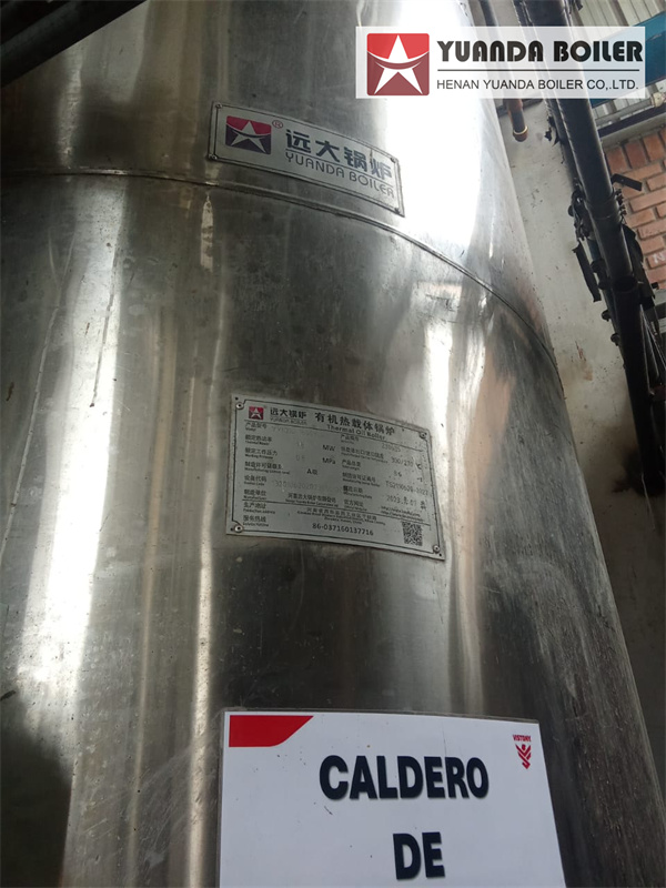 Peru Lubricant Factory Thermal Oil Heater Boiler 1800KW