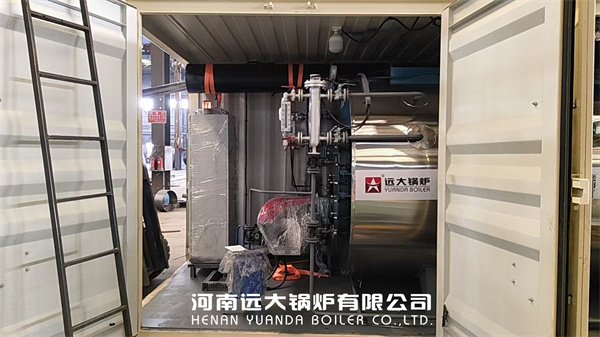 2000 kg Gas Steam Boiler Containerised Type Boiler Delivery to America