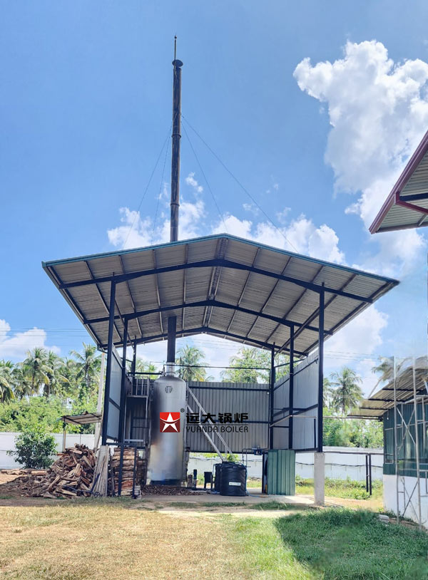 Vertical Wood Boiler 1000 kg hour For Chemical Factory Srilanka