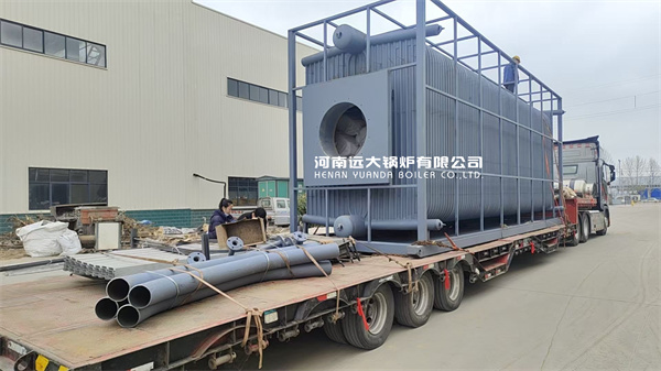 40 Ton Gas Fired Bi Drum Water Tube Boiler Structure
