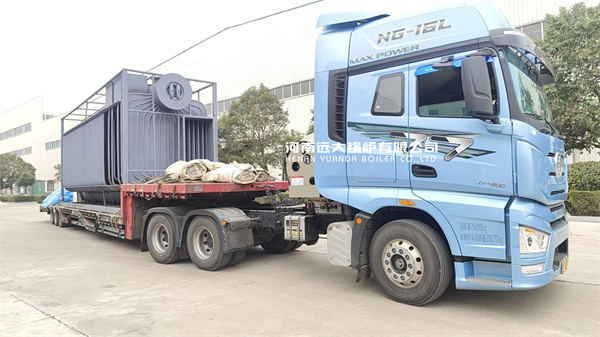 40 Ton Gas Fired Bi Drum Water Tube Boiler Structure