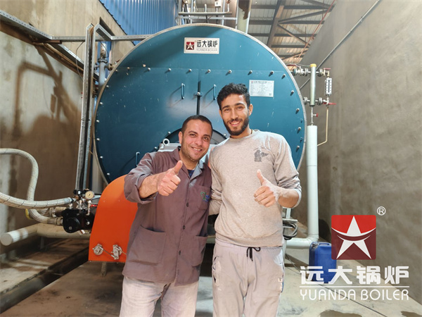 10 Ton Gas Fired Boiler For Starch Plant Egypt