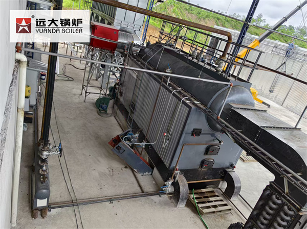 6 Ton Wood Steam Boiler For Wood Processing Factory Ecuador