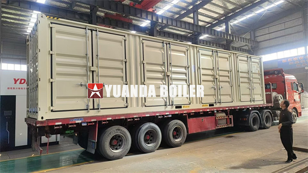Sierra Leone Project – Containerized Steam Generator Boiler 1 Ton Hour