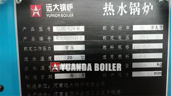 Coal Hot Water Boiler 240kw Deliver to Mongolia