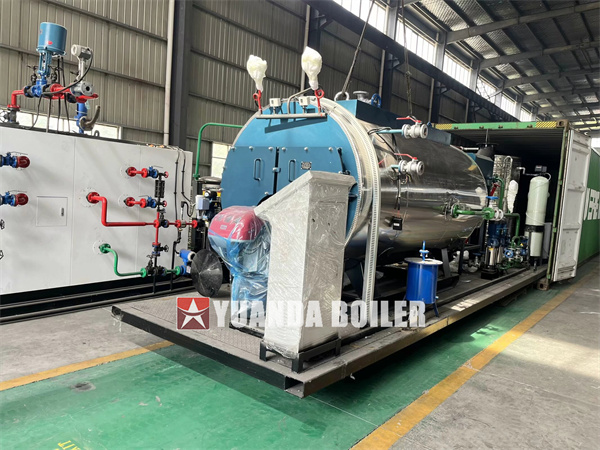 1000 kg Diesel Steam Boiler Skid Mounted Type Boiler