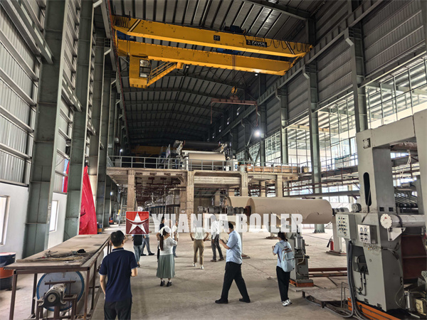 12500KG Gas Steam Boiler For Paper Plant Bangladesh