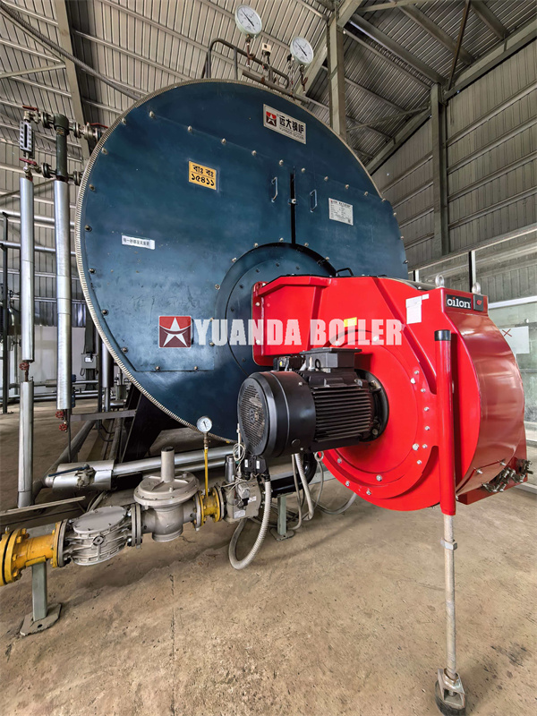 12500KG Gas Steam Boiler For Paper Plant Bangladesh