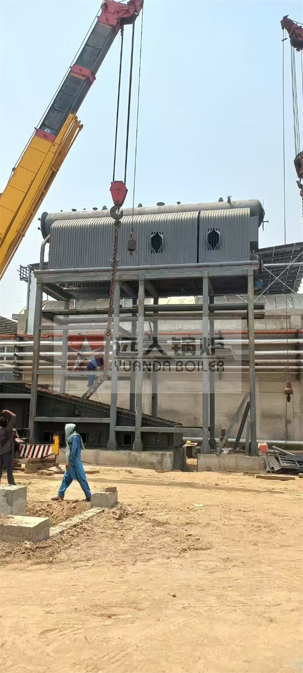 Pakistan Project Reciprocating Grate Biomass Fired Boiler Installation Work