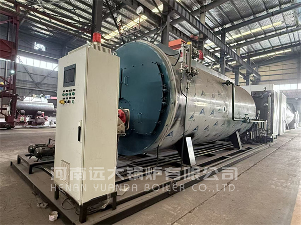 Russia Project Portable Skid Mounted Type 5000kg Natural Gas Steam Boiler