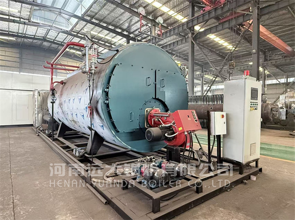 Russia Project Portable Skid Mounted Type 5000kg Natural Gas Steam Boiler