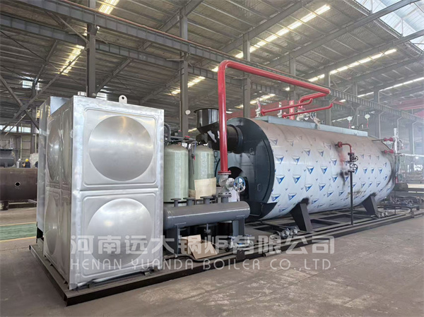 Russia Project Portable Skid Mounted Type 5000kg Natural Gas Steam Boiler