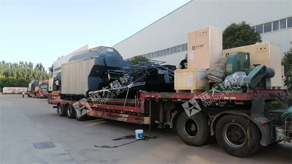 Solid Fuel Biomass Fired Steam Boiler 2000kg Deliver To Burundi
