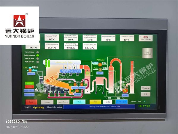 10 Ton Biomass Steam Boiler for Food Factory in Myanmar