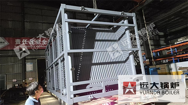 15 Ton Corner Tube Biomass Boiler | Steel Structure Bulk Shipment